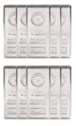 100 oz silver bars