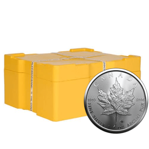 1 oz Silver Canadian Maple Leaf Coin 2023 (Leaf Monster Box 500 Coins) leaf monster