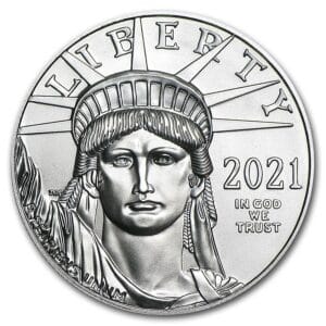 2021 1 oz American Platinum Eagle BU