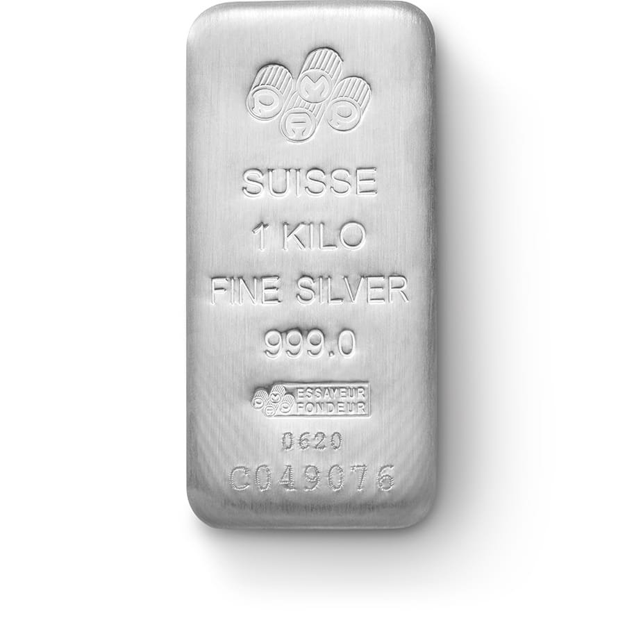 1 kilo Silver Fine Bar 999.0 1 kilo Silver Fine Bar 999.0