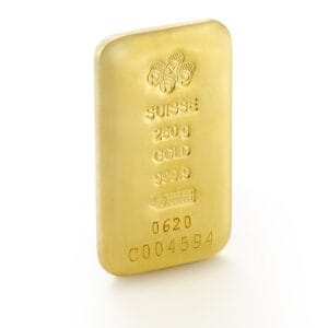 250 gram Gold Bar 
