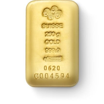 250 gram Gold Bar