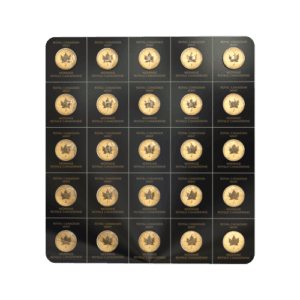 25 gram (25 x 1 g) 2023 Maple Gram Sheet of Gold Coins | Royal Canadian Mint