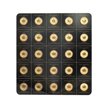 25 gram (25 x 1 g) 2023 Maple Gram Sheet of Gold Coins | Royal Canadian Mint