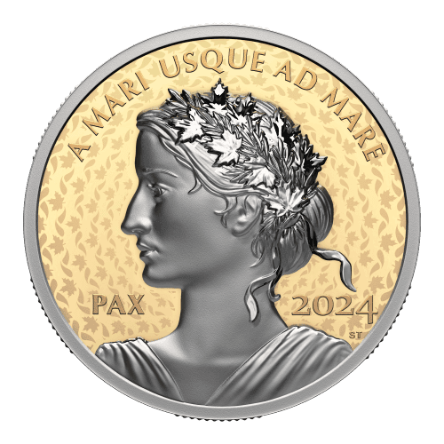 1 oz 2024 Peace Coin Gold | Royal Canadian Mint Peace Coin
