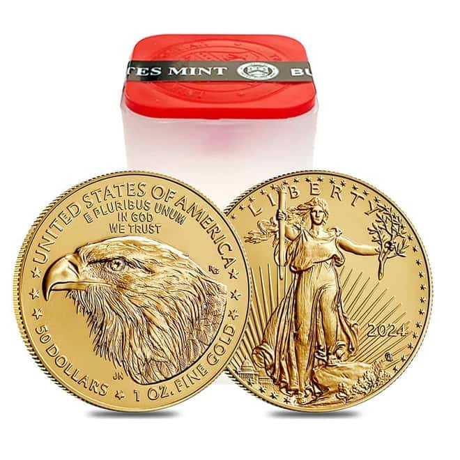 1 oz 2024 Gold American Eagle $50 Coin BU 1 oz 2024 Gold American Eagle $50 Coin BU
