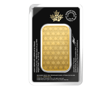 Royal Canadian Mint Gold Bar 