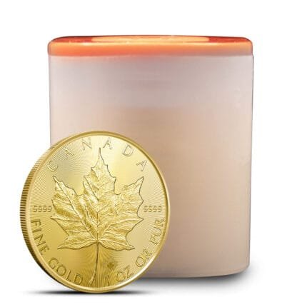 2024 1 oz canadian maple leaf tube