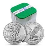 Buy 2024 1 Oz American Silver Eagle Roll/Tube (BU)