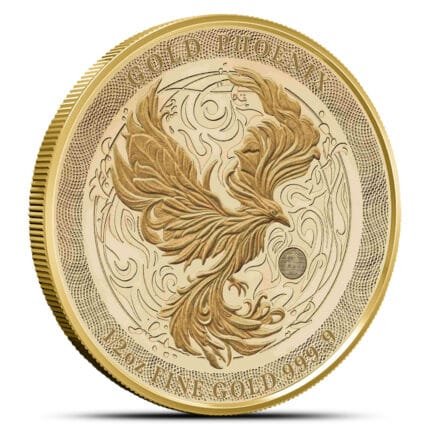 2025 Niue Gold Phoenix Coin featuring the mythical phoenix design