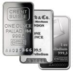 1 oz Palladium Bar