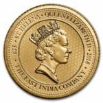 St. Helena 1/4 oz Gold £25 Rose Crown Guinea BU