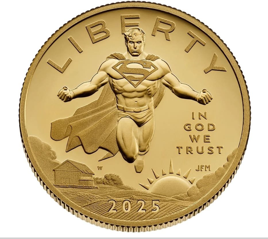 WhatsApp Image 2025-10-15 at 05.10.25 Comic Art 24-Karat Gold Proof Coin – Superman in Pure Gold