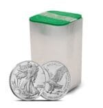 2026 American Silver Eagle Tube – 20 Coins BU .999 Fine Silver