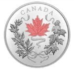 2021 $100 Our National Colours Pure Silver Coin – 1 oz .9999 Proof Silver