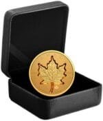 2 oz $2 Gold Canadian Maple Leaf Coin Super Incuse – Royal Canadian Mint