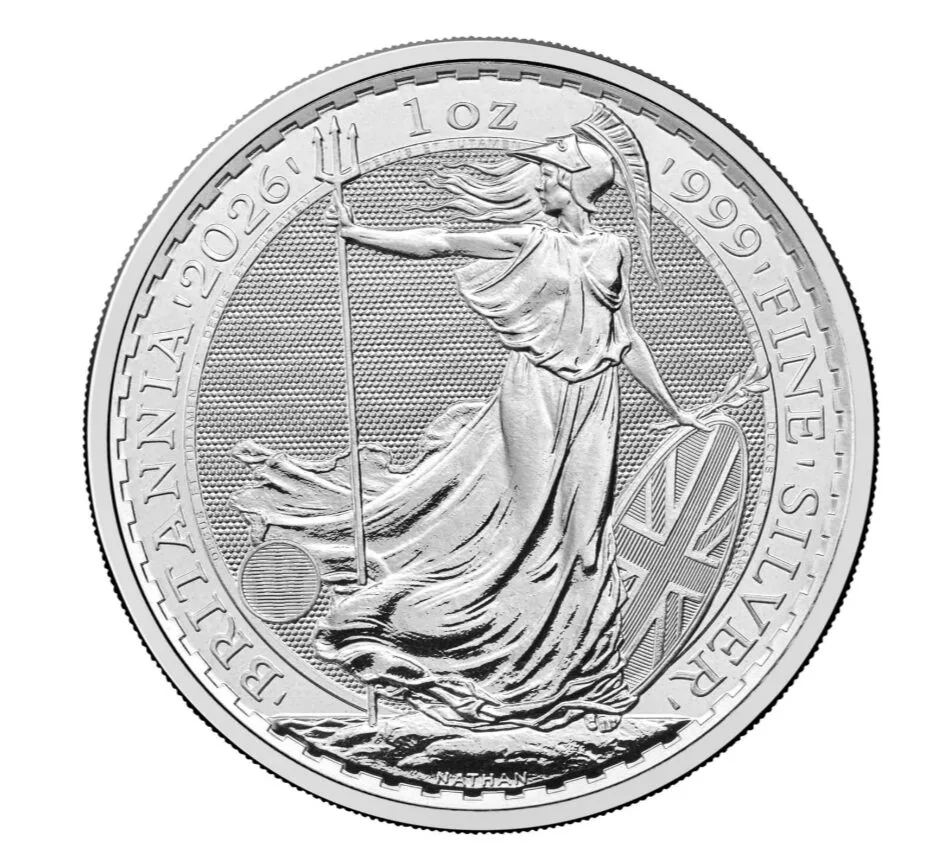 2026 Britannia 1 oz Silver Bullion Coin Tube – 50 Coins