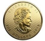 2019 $200 40th Anniversary Gold Maple Leaf pure gold coin obverse