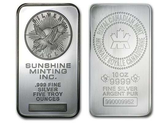 Buy 10 oz silver bar