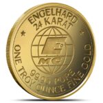 1977 1 oz Engelhard Prospector Gold Round